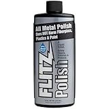 Flitz Multi Purpose Metal Polish Liquid - 7.6oz Bottle of USA-Made Tarnish Remover - For Aluminum, Chrome, Brass, Nickel, Silver - Non-Abrasive Metal Cleaner and Polish, Restorer (1 Pack)