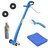 Grout Groovy! Electric Stand-Up Lightweight Grout Cleaning Machine – Large Tile Grout Cleaner for Deep Cleaning Kitchen Floors, Bathrooms & Tile Surfaces | Easy-to-Use Electric Floor Scrubber Machine