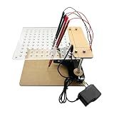 VZG BDM Frame Test Board with 4 Probe Pins & LED Assembly, ECU Diagnostic Test Frame Set Supports 22 BDM Adapters, Bench Test Tool for Automotive Module Inspection with AC 110-240V