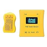 PoE Detector & PoE Tester Tool Kit (Gen2.5) - Wired Network Cable Tester to Detect & Test Power Over Ethernet - Cable Tester to Read Voltage, Current and Power Usage on Cat5, Cat6 - No Battery Needed