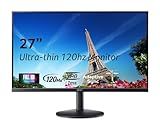Acer SB273 G0bi 27" IPS Full HD (1920 x 1080) Ultra-Thin Zero-Frame Gaming Office Monitor | Adaptive-Sync Support (FreeSync Compatible) | Up to 120Hz Refresh | 1ms (VRB) | Tilt | HDMI & VGA Ports