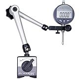 Clockwise Tools Digital Indicator with Magnetic Base Holder Stand, DIBR-0105 0-1 Inch/25.4mm, Inch/Metric Conversion, Auto Off