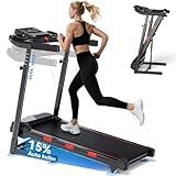 8.7MPH Incline Treadmill for Running and Walking, 3.5HP Quiet BLDC Treadmills for Home with Double Deck Technology, 350 lbs Weight Capacity, APP, Heart Rate