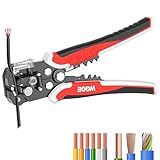 WGGE WG-014 Self-Adjusting Insulation Wire Stripper. For stripping wire from AWG 10-24, 3 in 1 Automatic Wire Stripping Tool/Cutting Pliers Tool, Automatic Strippers with Cutters & Crimper 8"
