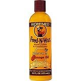 Howard Products FW0016 Wood Polish & Conditioner, 16 oz, orange, 16 Fl Oz