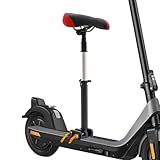 KEARIXM Adjustable Electric Scooter Seat, Comfortable Scooter Seat for Adults, Escooter with Seat with Ergonomic PU Cushion, Electric Scooter Seat Attachment with Aluminum Rod
