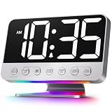 Odokee Digital Alarm Clocks for Bedrooms: Easy to Read Across The Room