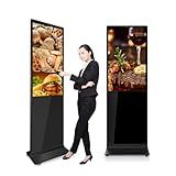 43 Inch Indoor Digital Signage Display Floor Standing Advertising Kiosk Android System with WiFi HDMI/USB Input Auto AD Player (Touch Screen, 43 Inches)