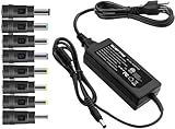 Kado AC/DC Power Adapter 12V-4A 3A 2.5A 2A 1.25A 1A Power Cord 5.5x2.1mm with 8 Tips Made for Sceptre Monitor, Echo Smart Speaker & Display, Webcam, Router, Mini PC, Projector, CCTV, Bluetooth Speaker