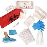 Bloodborne Pathogen & Vomit Cleanup Kit - Be OSHA Compliant| Comprehensive First Response Spill Kit for Bodily Fluids | Bodily Fluid Clean Up Bag| Ideal for Schools, Restaurants & Retirement Homes