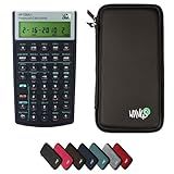 HP 10B II Plus/Hewlett Packard 10BII+ Financial Scientific Calculator + WYNGS Protective Case Black