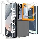 Ferilinso Screen Protector for Samsung Galaxy Z Flip 6 / Z Flip 7 FE [Phone Case Friendly] - Inside Film, 3 Pack Back Tempered Glass, Camera Lens Protector Accessories