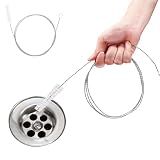 Mygeromon Flexible Drain Brush Extra Long Nylon Cleaner 59 Inches 2 PCS