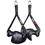 veimia Ergonomic Gym Handles, Double D Row Handles, Cable Machine Handles for T-Row, Pullers, Resistance Bands, Gym Handles for Cables, Strength Trainers and Tricep Exercise Machine Attachments