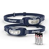 Energizer Universal+ LED Headlamp (2-Pack), IPX4 Water Resistant Headlamps, Bright Head Light for Outdoors, Camping, Running, Storm, Survival LED Light for Emergencies (Batteries Included)