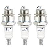 3Pcs L7T Spark Plugs for 36cc 43cc 47cc 49cc 52cc 2-Stroke Small Engine Chainsaw Trimmer Mower Blower Brushcutter Replace NGK BPMR7A BPM7A Champion RCJ6Y RCJ7Y Spark Plug