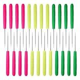 36 Pcs Cookie Scribe Tool Sugar Stir Needle Biscuit Icing Pin DIY Baking Pin Stainless Steel Cookie Decorating Supplies for Royal Icing for Baking Lovers (3 Colors)