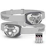Energizer LED Headlamp PRO (2-Pack), IPX4 Water Resistant Headlamps, High-Performance Head Light for Outdoors, Camping, Running, Storm, Survival LED Light for Emergencies (Batteries Included)