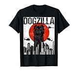 Funny Vintage Japanese Dogzilla Affenpinscher T-Shirt