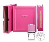 LLC Kit (Pink) - Binder, Slipcase, Operating Agreement, Membership Certificates, Index Tabs & Pink R-542 Self-Inking LLC Seal Stamp