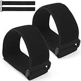 GUMWIG Under Desk Elliptical Trainer 2 Pack Traction Straps，Electric Leg Exerciser Ellipse Equipment Pedal Band for Seniors to Secure & Stability Foot Accessories(Upgrade)
