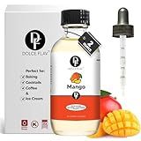 Dolce Foglia Mango Extract - 2 Ounce Water-Soluble Multipurpose Flavoring Ideal for Baked Goods, Beverages, Coffee, Desserts & Ice Cream - Mango Essence Perfect for Weight Management