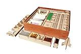 The Broken Token Terraforming Mars Compatible Base Game Organizer - Wood Storage Box with Multiple Trays & Card Shoe - Wooden Game Organizer