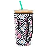 Poveste Reusable Neoprene Insulator Sleeve for Iced Coffee & Cold Soda