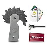 Fire Thread Tool Kit - Fire Hydrant Fitting Thread Gauge Tool, Calipers, Fitting Identification Cards, Vinyl Bag - for identifying NH/NST, STORZ Connection, NPT Taper, NPSH Straight, Cam and Groove