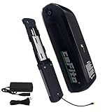 48V Ebike Battery 10Ah 16Ah 20Ah Lithium ion Battery Pack for 0-1000W Motor Electric Bicycle with 2A Fast Charger 30A BMS USB Charge Port and Lock(48V 10Ah)