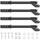 Threlaco 4 Pcs Generator Handle Kit, 15.8 Inch Folding Handles with Assembly Hardware, Outdoor Generator Wheel Accessories, Universal Fit