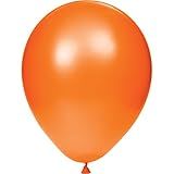Creative Converting 15 Count Latex Balloons, 12", Sunkissed Orange