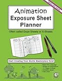 Animation Exposure Sheet Planner: Often called Dope Sheets or X-Sheets