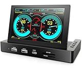 5-Inch Mini Monitor with USB HUB & Raspberry Pi Mount Holes, Type-C One-Cable Connection&Speakers, All-in-One Storage Dock, IPS Portable Screen for PC monitoring, Gaming/Streaming/AIDA64 DIY Partner