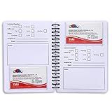 Business Card Organizer Business Card Holder Book, Portable Credit Card Organizer, Managing All Card Holder Notebook, Card Holder Manage and Remind Important Matters of Card, Capacity: 58 Crads