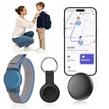GPS Tracker for Kids & Seniors, Real-Time Location Tracker Blue