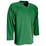 CHAMPRO unisex teen Youth Faceoff Polyester Hockey Jersey, KELLY GREEN, Medium US