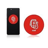 T5577/T5200 Writable 125kHz RFID Phone Sticker Adhesive Back Proximity ID Card Token Key Tag Rewritable (5 PCS)