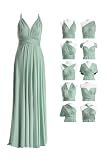 72styles Maxi Infinity Dress for Bridesmaids, Convertible Multi-Way Wrap