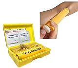 Finever Insect Bug Bee Sting Snake Bite Venom Extractor Suction Kit Tool Pump First Aid Safety Fast Emergency for Hiking Backpacking Camping Yellow Color