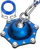 TOPKNOT Dog Tie Out Cable and Stake for Camping,360°Swivel Dog Run- No Tangle,with 30FT Heavy Duty Cable, Runner for Yard - Up to 150LBS,Ideal for Outdoor Camping