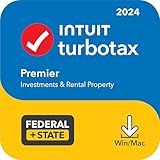 [OLD VERSION] TurboTax Premier 2024 Tax Software, Federal & State Tax Return [PC/MAC Download]