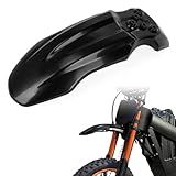 PSLER Motorcycle Front Wheel Mudguard Compatible with CRF50 Style 125CC Pit Bike & Tutti Soleil 01, Impact Resistant PP Plastic Splash Guard, Off-Road Dirt Bike Body Protector, Black