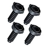 DC61-01722B Leveling Leg Replacement Parts for Samsung Washer Adjuatable Legs Rubber Pad Pedestal Feet Bottom Foot WA50R5400AV/US WA50R5200AW/US Washing Machine Leveler Rubber Foot Pads 4 Pcs