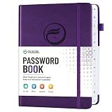 Password Book with Alphabetical Tabs, Hardcover Password Keeper 4.3"x 5.7"