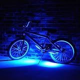 Brightz GoBrightz LED Bike Frame Light, Blue - Cool Underglow Bike Light for Riding at Night Bicycle Scooter Stroller Stocking Stuffers for Boys Girls Teens Ages 6 7 8 9 10 11 12