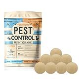 FfordHome Pest Repellent ， Moth Balls for Outdoor use， Keep Pest Away Repel Mice and Rats, Roach, Ant, Spider, Mosquito & Moth（8BALLS）