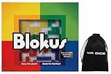 Blokus Strategy Board Game Bundle with Mr Dice Drawstring Bag