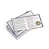 50pcs Service Dog Law Cards, ADA Service Animal Id Badge Gear Stuff Information Cards Tag Registration Certificate Print on Both Sides States Handler's Legal Rights to Uninformed Business Personnel