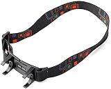 MUMUGUO 2 Pack Flashlight Clip Buckle Headband Adjustable Head Belt Head Strap Mount Holder Stand for 24mm LED Flashlight Torch Headlamp Light 1